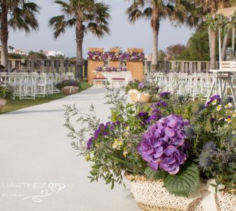 Ceremonia de estilo rústico. Club de Golf Playa Serena