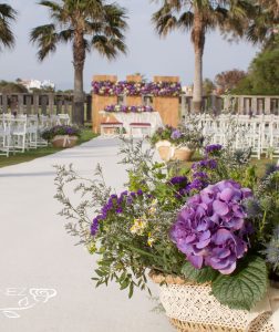 Ceremonia de estilo rústico. Club de Golf Playa Serena