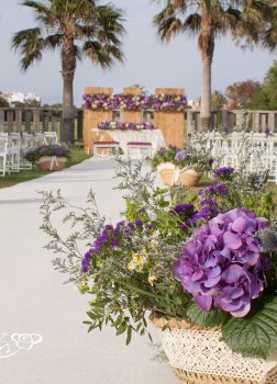 Ceremonia de estilo rústico. Club de Golf Playa Serena
