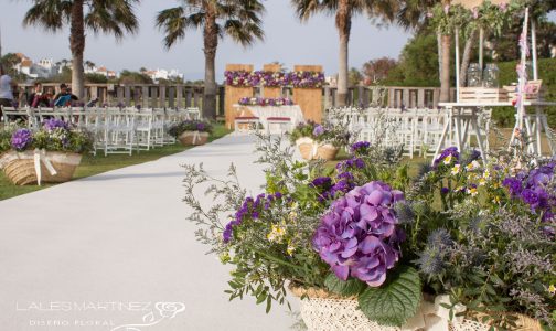 Ceremonia de estilo rústico. Club de Golf Playa Serena