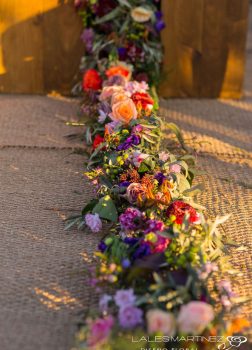 Detalle de guirnalda de pasillo