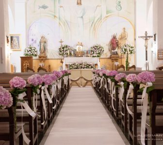 Decoración iglesia de Mojacar