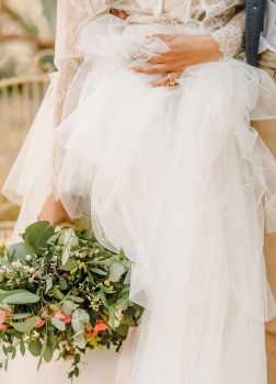 ramo de novia de estilo silvestre