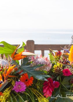 CENTRO DE MESA TROPICAL