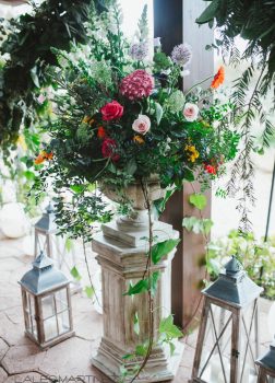 COPAS CLÁSICAS CON FLORES