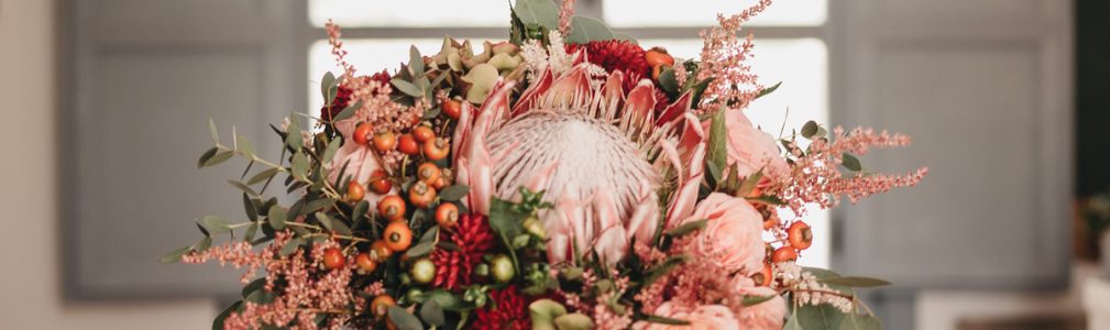 RAMO DE NOVIA DE PROTEAS