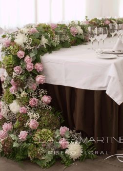 Mesa corrida en cascada